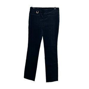 Vintage Gucci Tom Ford Black Velvet Trousers Horsebit Details 38 / 2 / XS